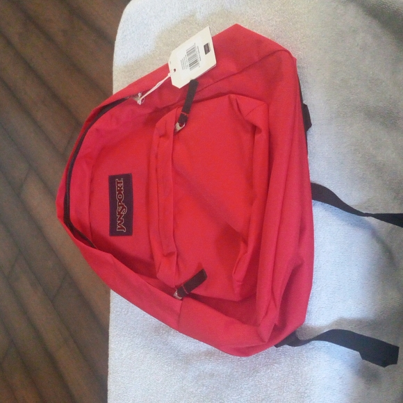 Jansport " High Risk Red " Backpack - Picture 1 of 3